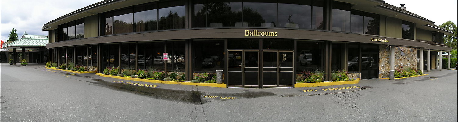 Parling lot Banquet Entrnce