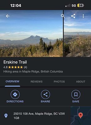 Hiking - Maple Ridge - Erskine trail